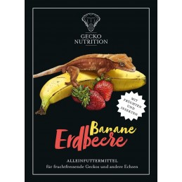 Gecko Nutrition - food for crested and fruit eating geckos banana strawberry