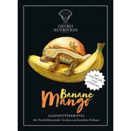 Gecko Nutrition - Pokarm dla gekonów orzęsionych i gadów owocożernych BANAN Z MANGO