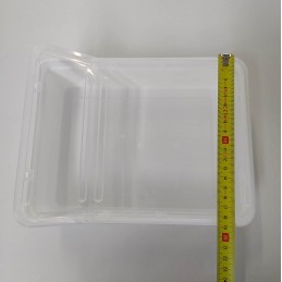 BraPlast Breeding Container 25x19x7,5 cm 3 L WHITE with a flap and ventilation