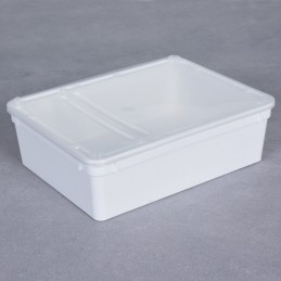 BraPlast Breeding Box 25x19x7,5 cm 3 L WHITE - Container with a flap and ventilation