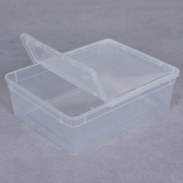 BraPlast Breeding Box 10pcs 25x19x7,5cm 3L TRANSPARENT - Container with a flap and ventilation