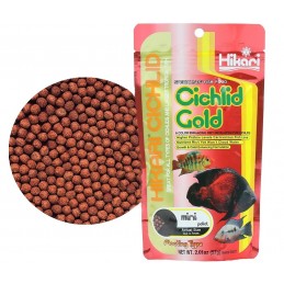 Hikari Cichlid Gold MINI 57g / 250g - Karma Pokarm dla Pielęgnic i Ryb Tropikalnych