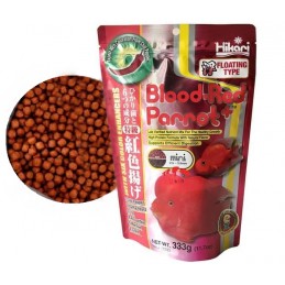 Hikari Blood Red Parrot+ MINI 333g / 600g - Food for Cichlids and Red Parrot