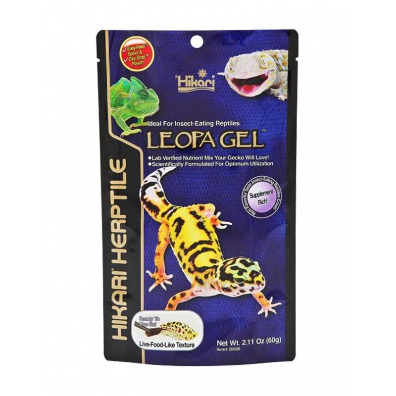 Hikari LEOPAGEL 60g - Food for Leopard Gecko, for insect eating lizards