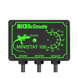 Microclimate Ministat 100W - Termostat ON/OFF do terrarium Czarny