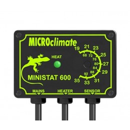 MICROclimate Ministat 600W ON / OFF - Compact thermostat for the terrarium