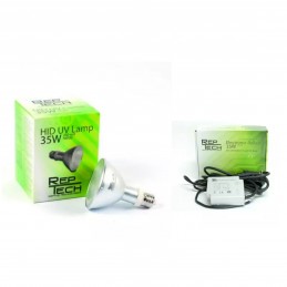 Product set Heating Bulb Holder 35W + UVA 3200K Solar Basking Floodlight-50W Heating Bulb