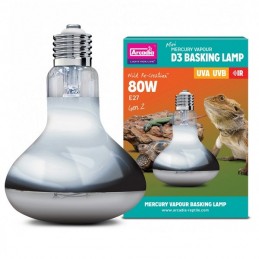 Arcadia Mini D3 UV Basking Lamp for Turtles Tortoise UVA UVB